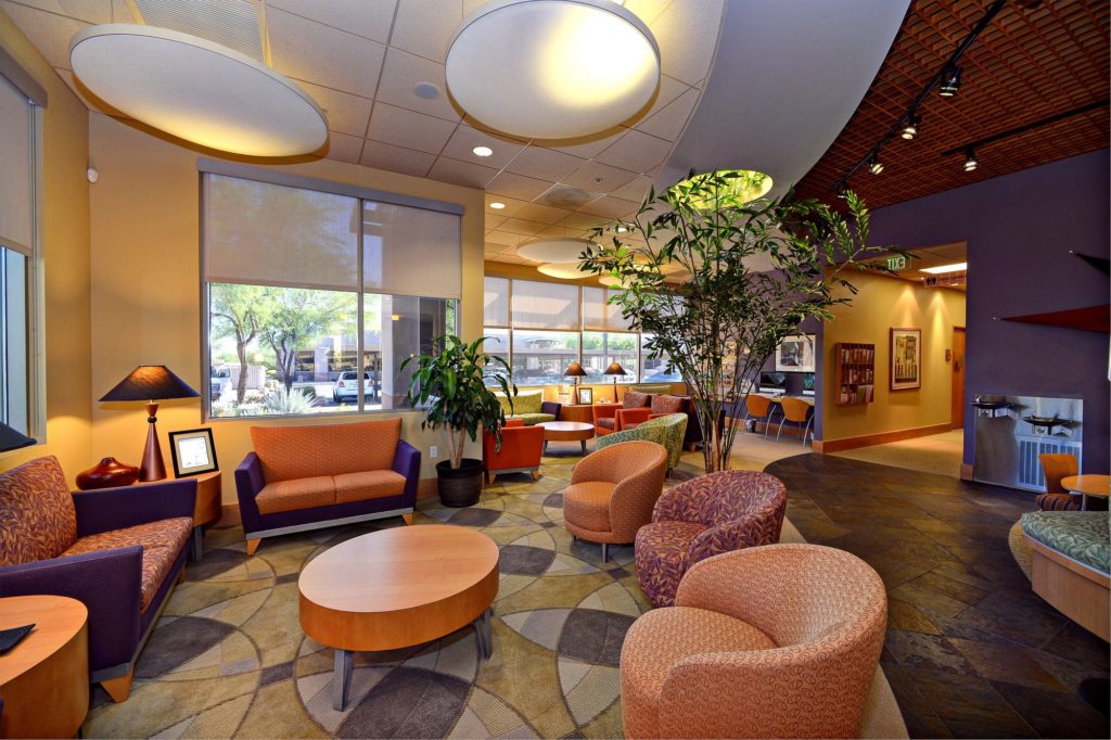 Comfortable waiting room chairs by Cubicles Plus Office Furnishings