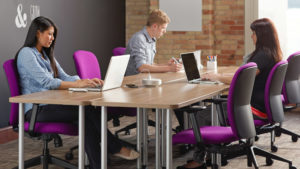 Office work spaces, desks, chairs have to help your employees Office work spaces, desks, chairs have to help your employees
