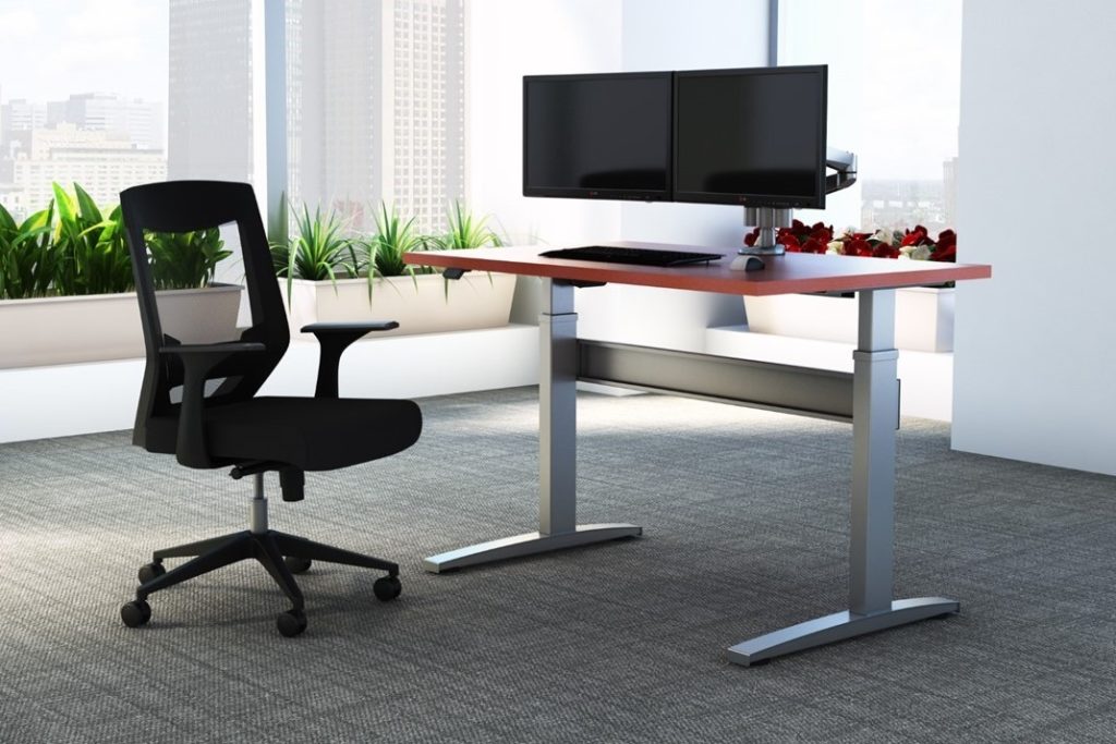 Adjustable table and ergonomic chair